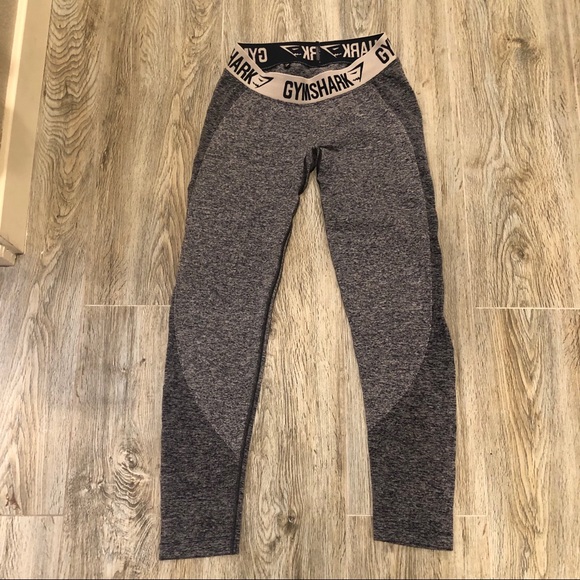 Gymshark Flex Leggings Blue/Gray - Picture 3 of 5